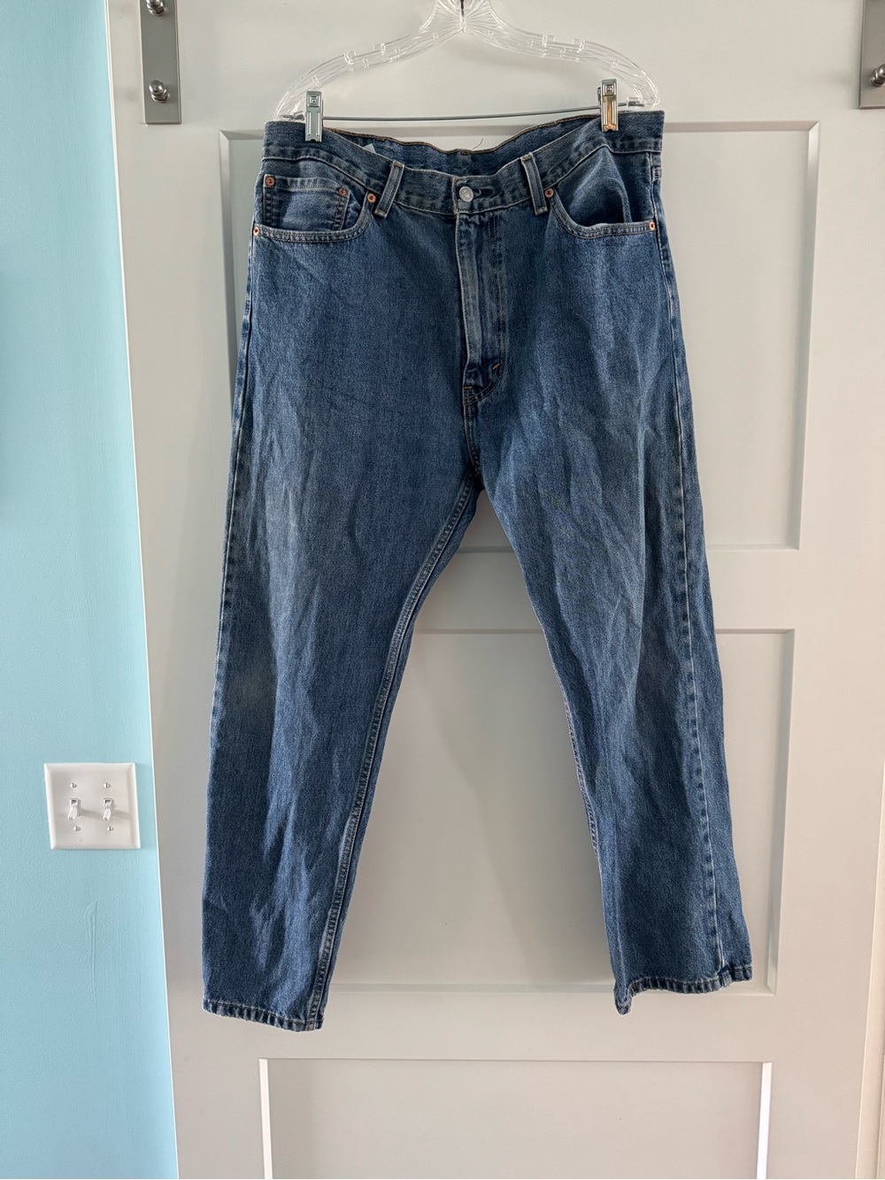 Levi's Men's Dark Blue Straight Jeans